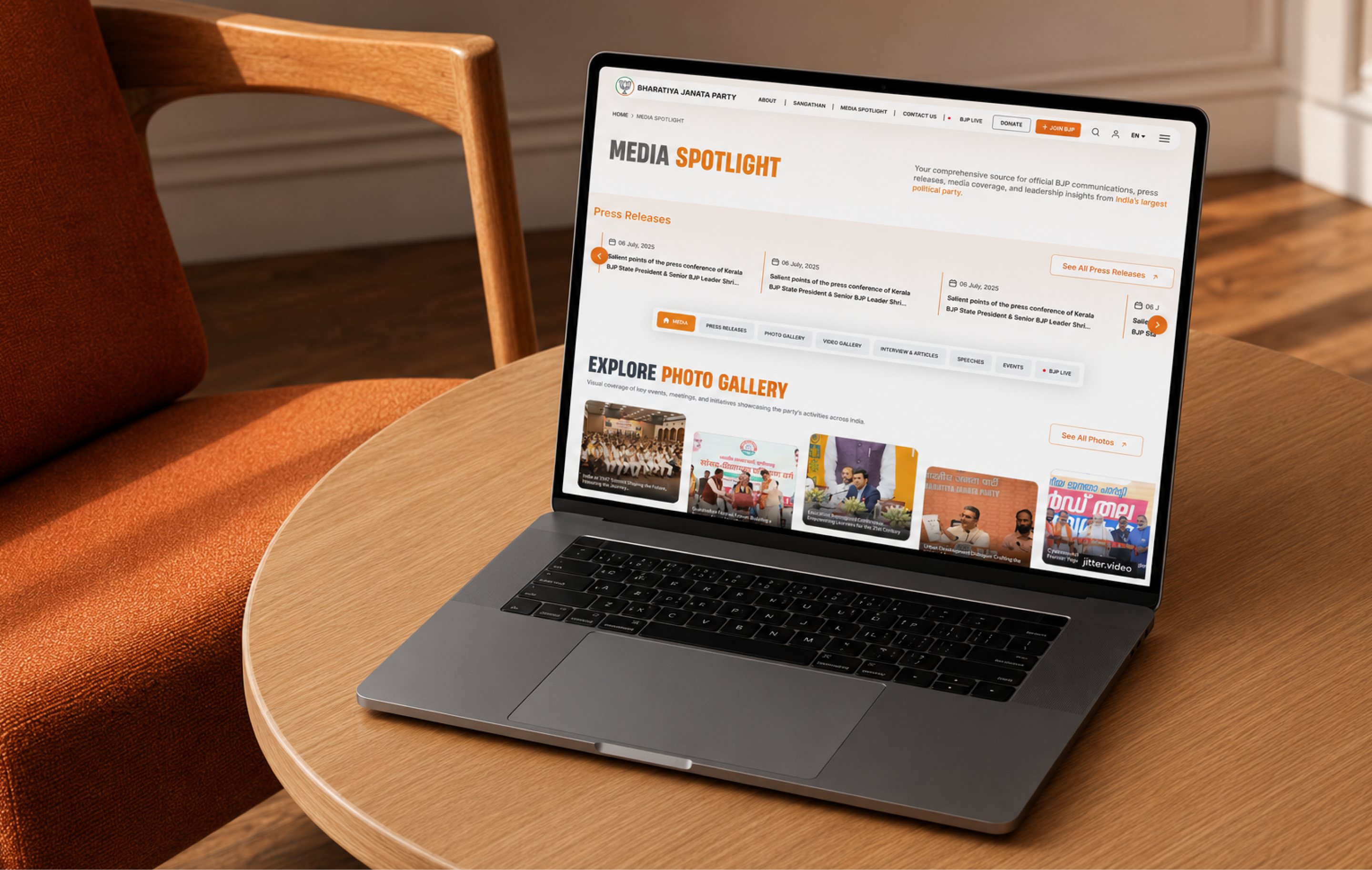 BJP Project Screen 4